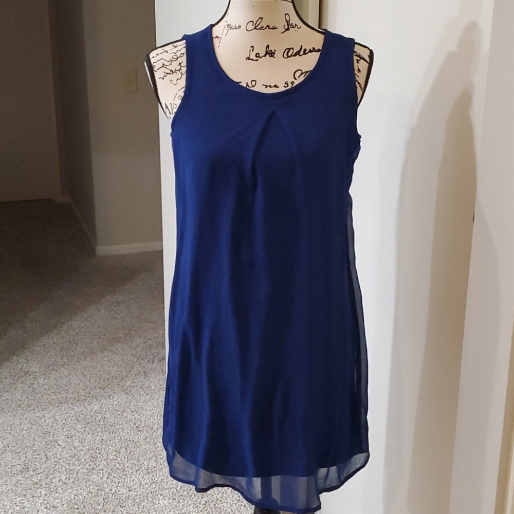 Blue dress